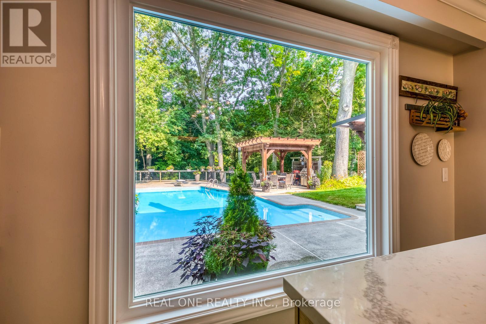 1005 Fair Birch Drive, Mississauga, ON - Photo Showing Other Room With In Ground Pool
