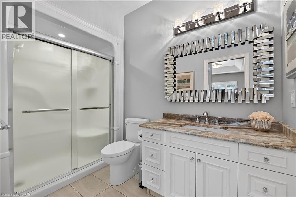 Upgraded 3-piece ensuite - 1 Cedar Drive, St. Davids, ON - Indoor Photo Showing Bathroom