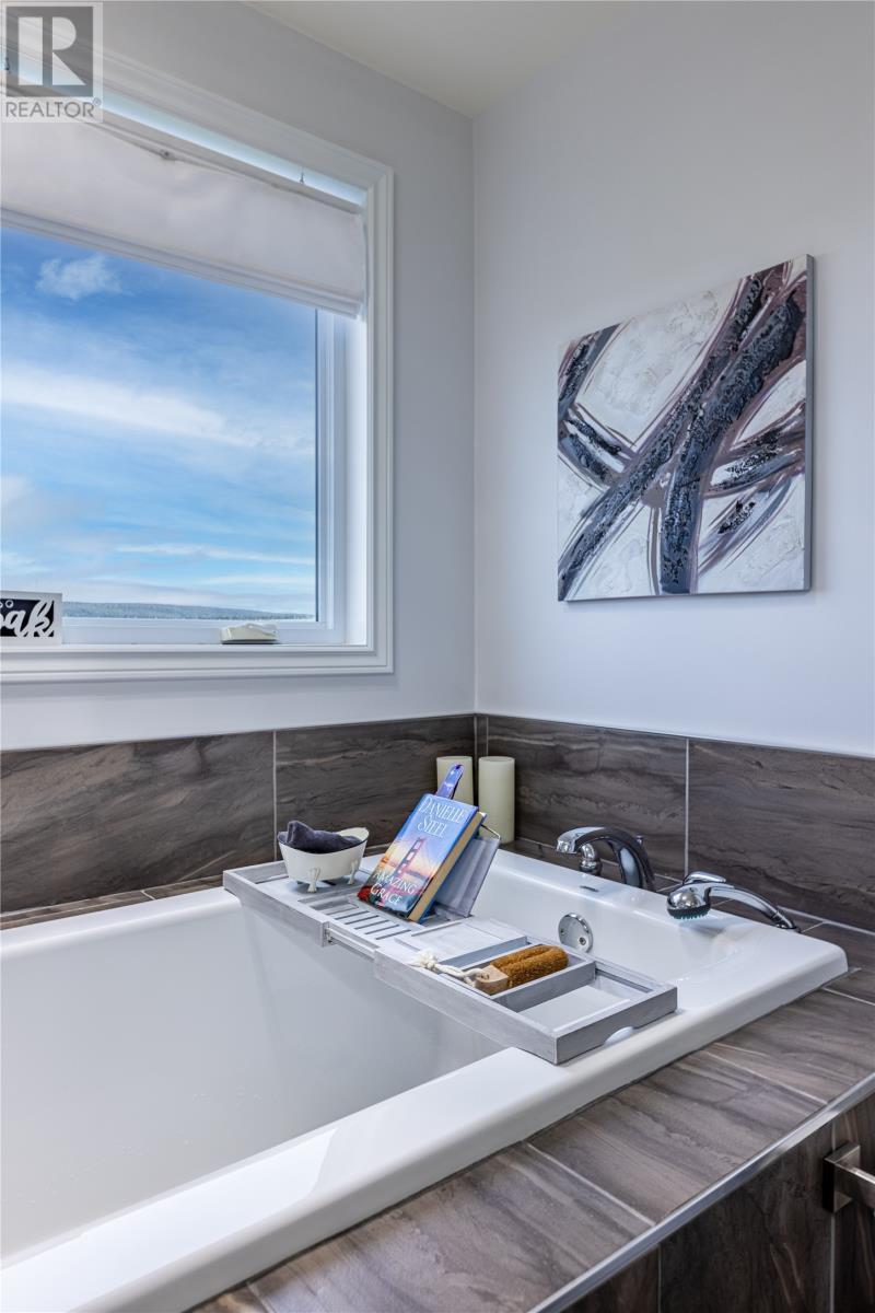 9 ft soaker tub - 3 Lundrigans Road, Peters River, NL - Indoor Photo Showing Bathroom