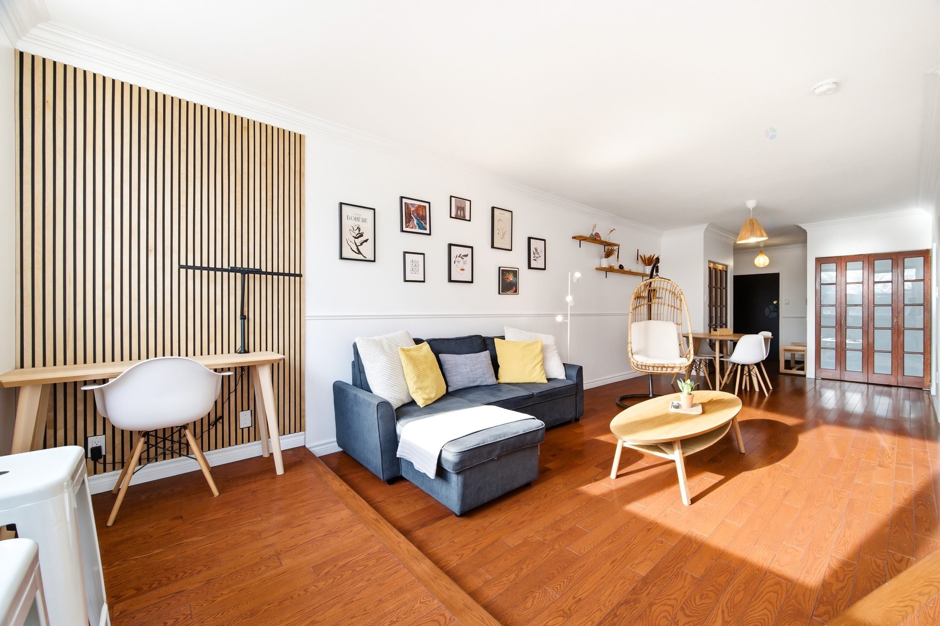 Vue d'ensemble - 204-6339 Rue St-Hubert, Montréal (Rosemont/La Petite-Patrie), QC - Indoor Photo Showing Living Room