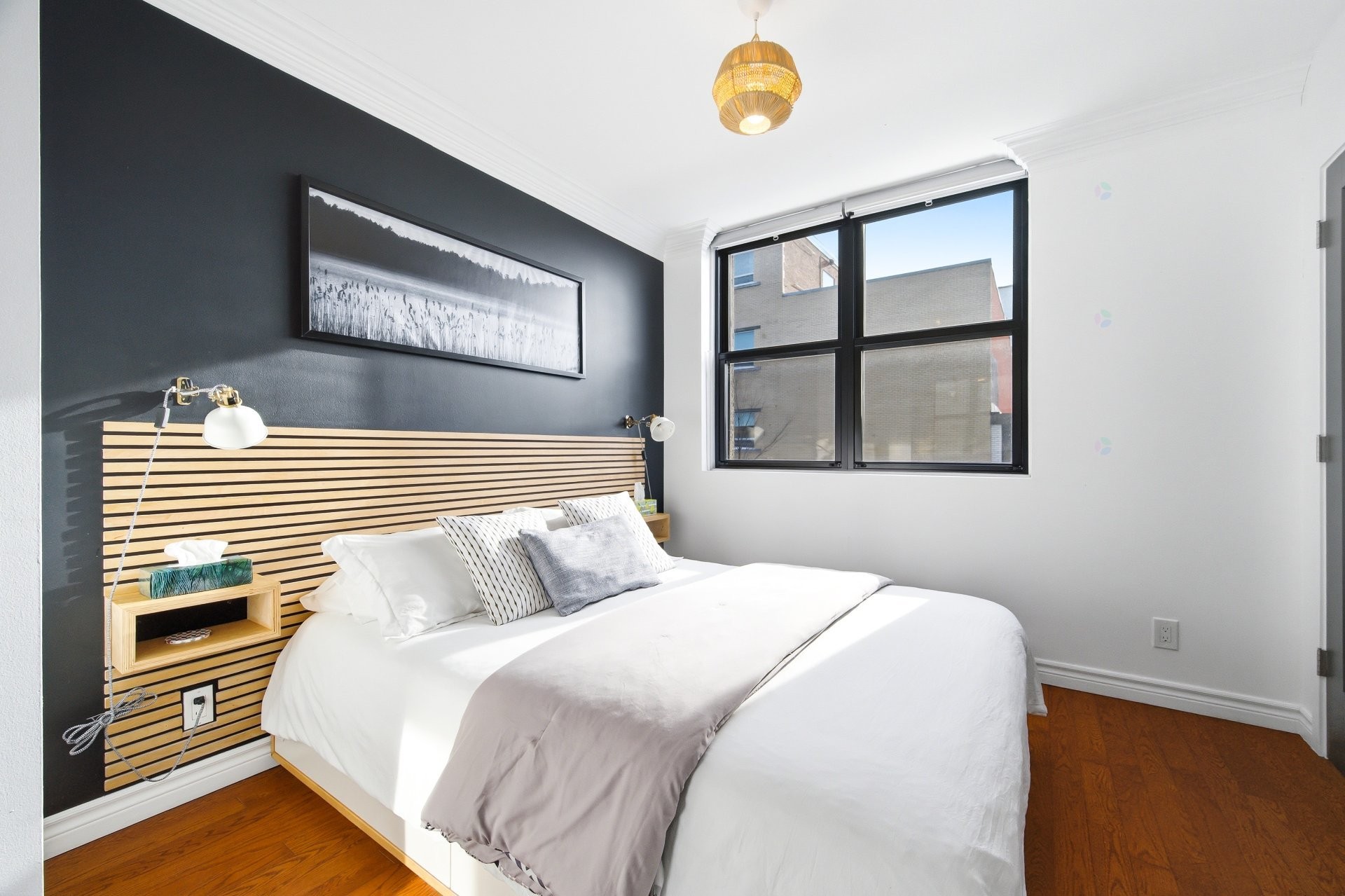 Chambre à coucher - 204-6339 Rue St-Hubert, Montréal (Rosemont/La Petite-Patrie), QC - Indoor Photo Showing Bedroom