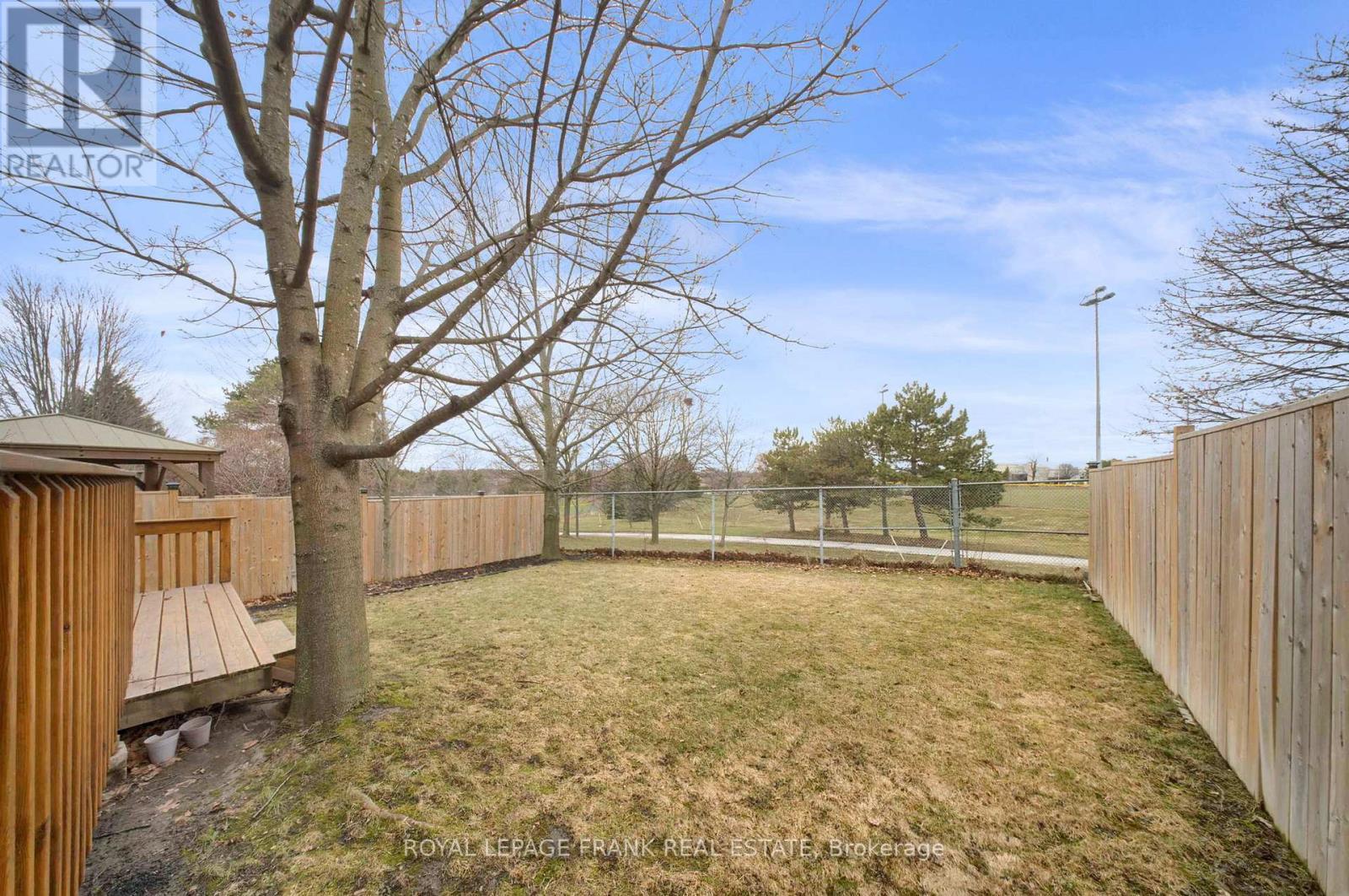 Backyard Backing onto Parkland - 76 Cornwall Drive, Ajax (Central), ON - Outdoor