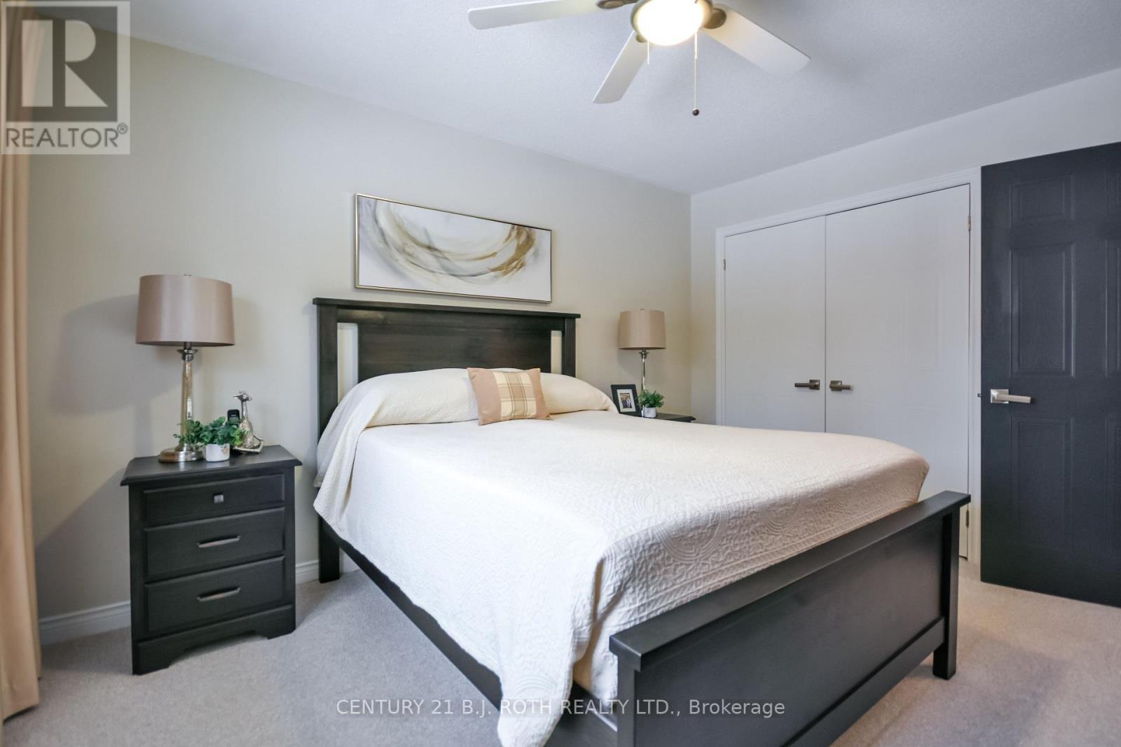 Primary suite with large closet & 3 piece ensuite! - 91 Benson Drive, Barrie, ON - Indoor Photo Showing Bedroom