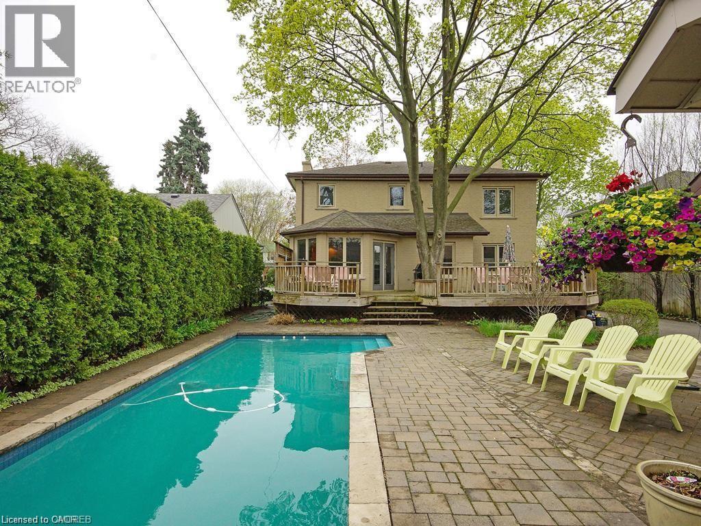2153 Paisley Avenue, Burlington, ON - Outdoor With In Ground Pool With Deck Patio Veranda