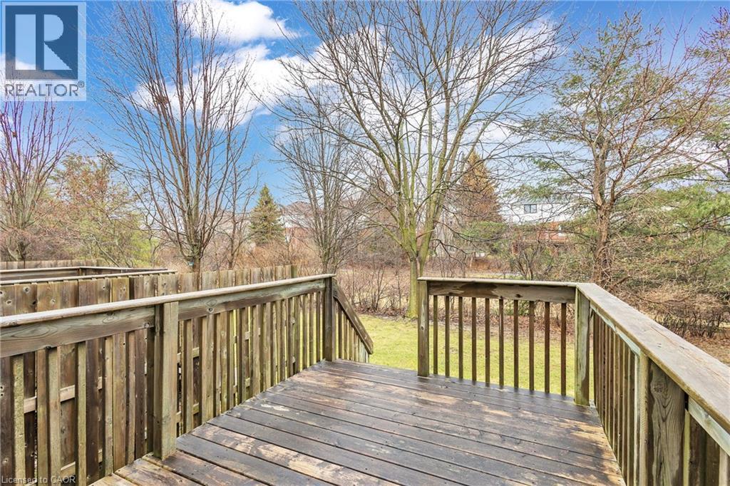 View of wooden deck - 26 Roehampton Crescent, Guelph, ON - Outdoor With Deck Patio Veranda