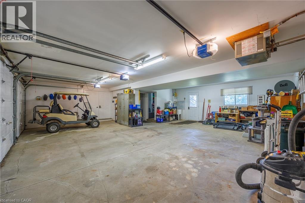 showing walk out - 1285 Cockshutt Road, Simcoe, ON - Indoor Photo Showing Garage