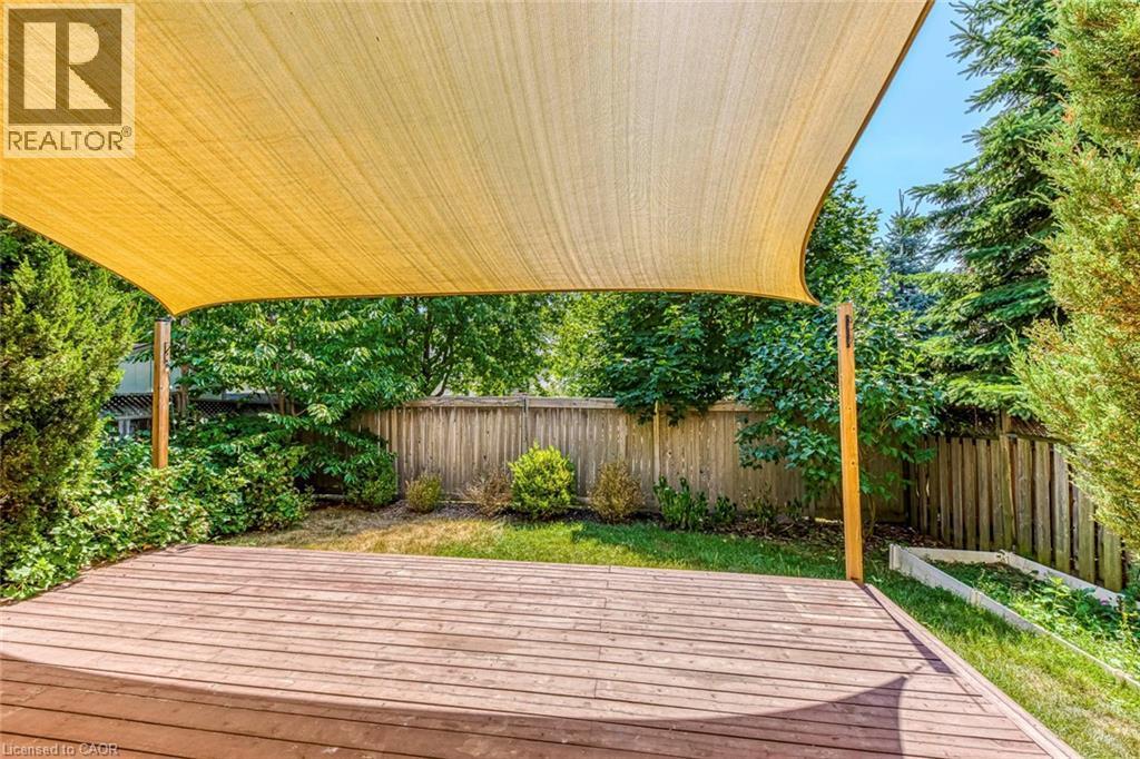 Deck featuring a fenced backyard - 3037 Abernathy Way, Oakville, ON - Outdoor