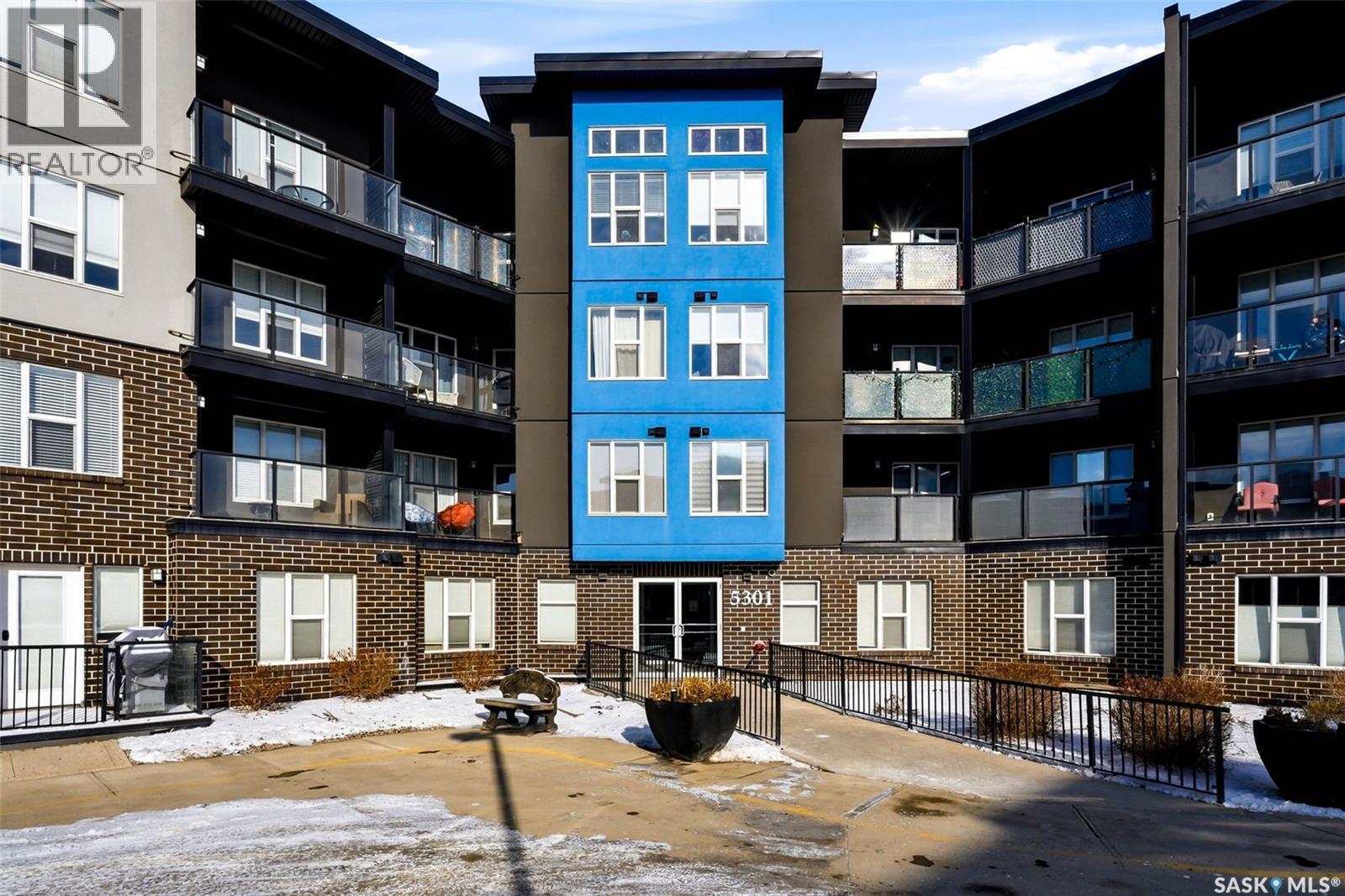 312 5301 Universal Crescent, Regina, SK - Outdoor With Balcony With Facade