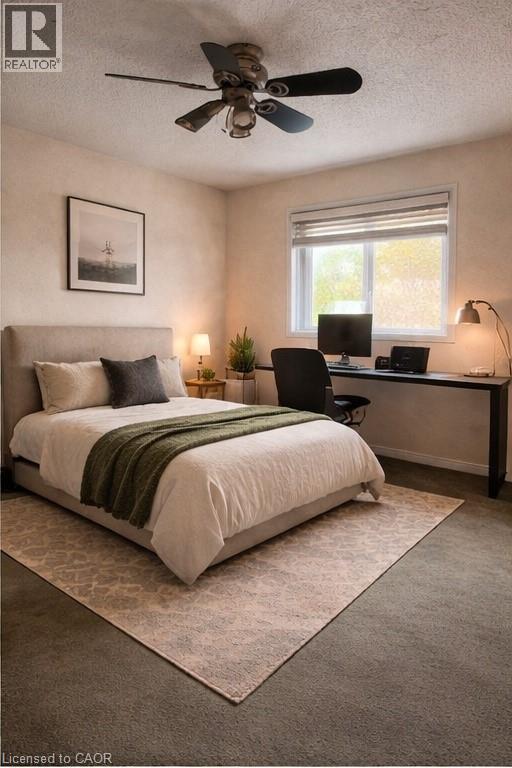 Third Bedroom Virtually Staged - 318 Sable Court, Waterloo, ON - Indoor Photo Showing Bedroom