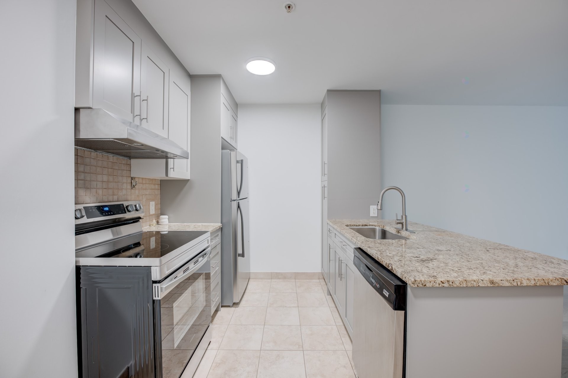 Cuisine - 219-1950 Rue De Champlain, Montréal (Ville-Marie), QC - Indoor Photo Showing Kitchen With Upgraded Kitchen