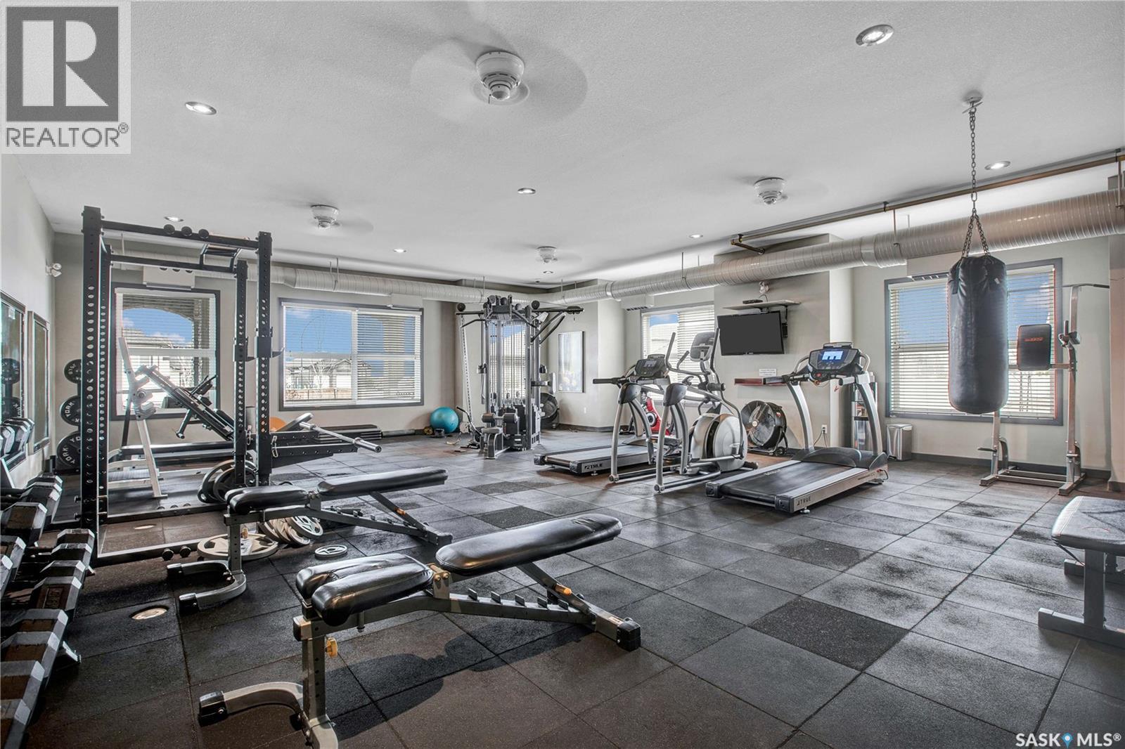 103 1015 Patrick Crescent, Saskatoon, SK - Indoor Photo Showing Gym Room