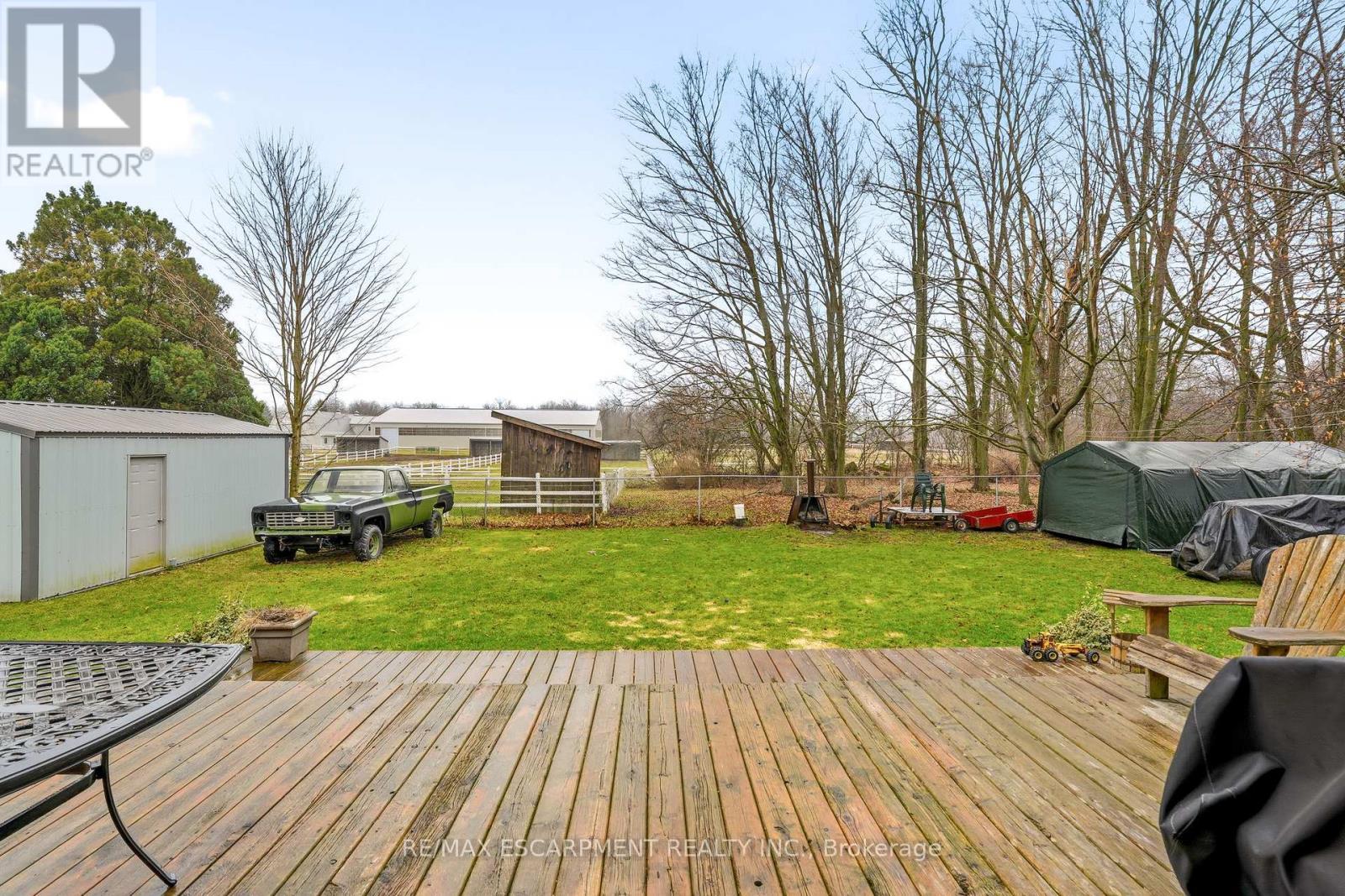 1767 Centre Road, Hamilton, ON - Outdoor With Deck Patio Veranda With Backyard
