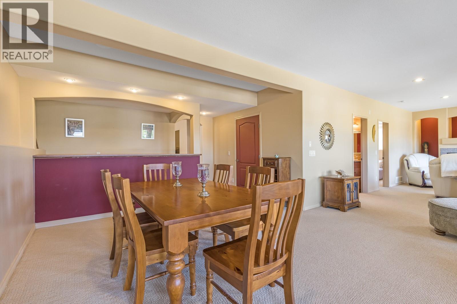 Lower level family room - 610 Arrowleaf Lane, Kelowna, BC - Indoor Photo Showing Dining Room