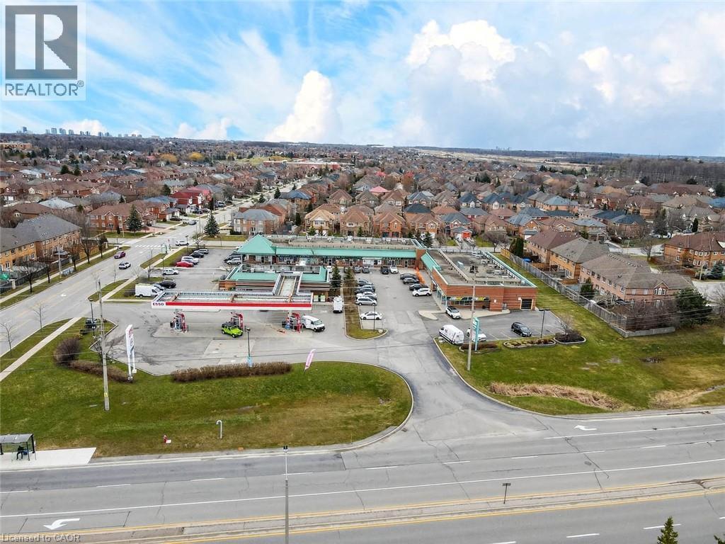 Aerial perspective of suburban area - 3753 Densbury Drive, Mississauga, ON - Outdoor With View