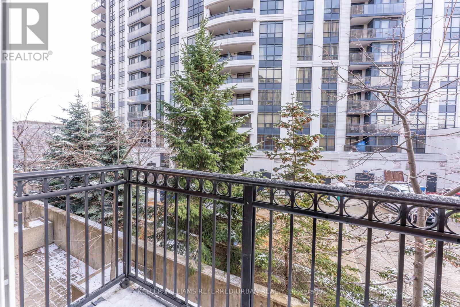Balcony from Primary Bedroom - 651 - 3 Everson Drive, Toronto, ON - Outdoor With Balcony