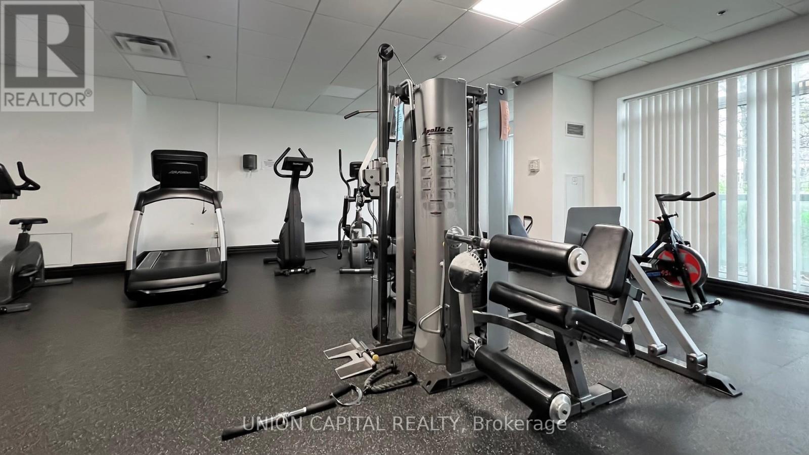 217 - 3 Ellesmere Street, Richmond Hill, ON - Indoor Photo Showing Gym Room