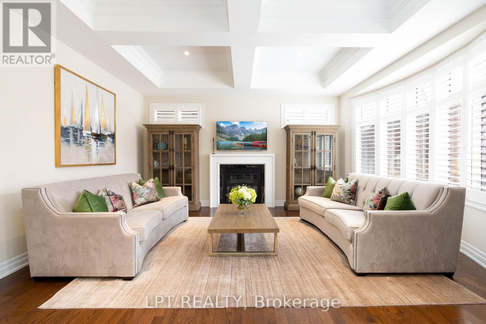 Formal Living Room - 113 Burns Boulevard, King, ON - Indoor Photo Showing Living Room With Fireplace