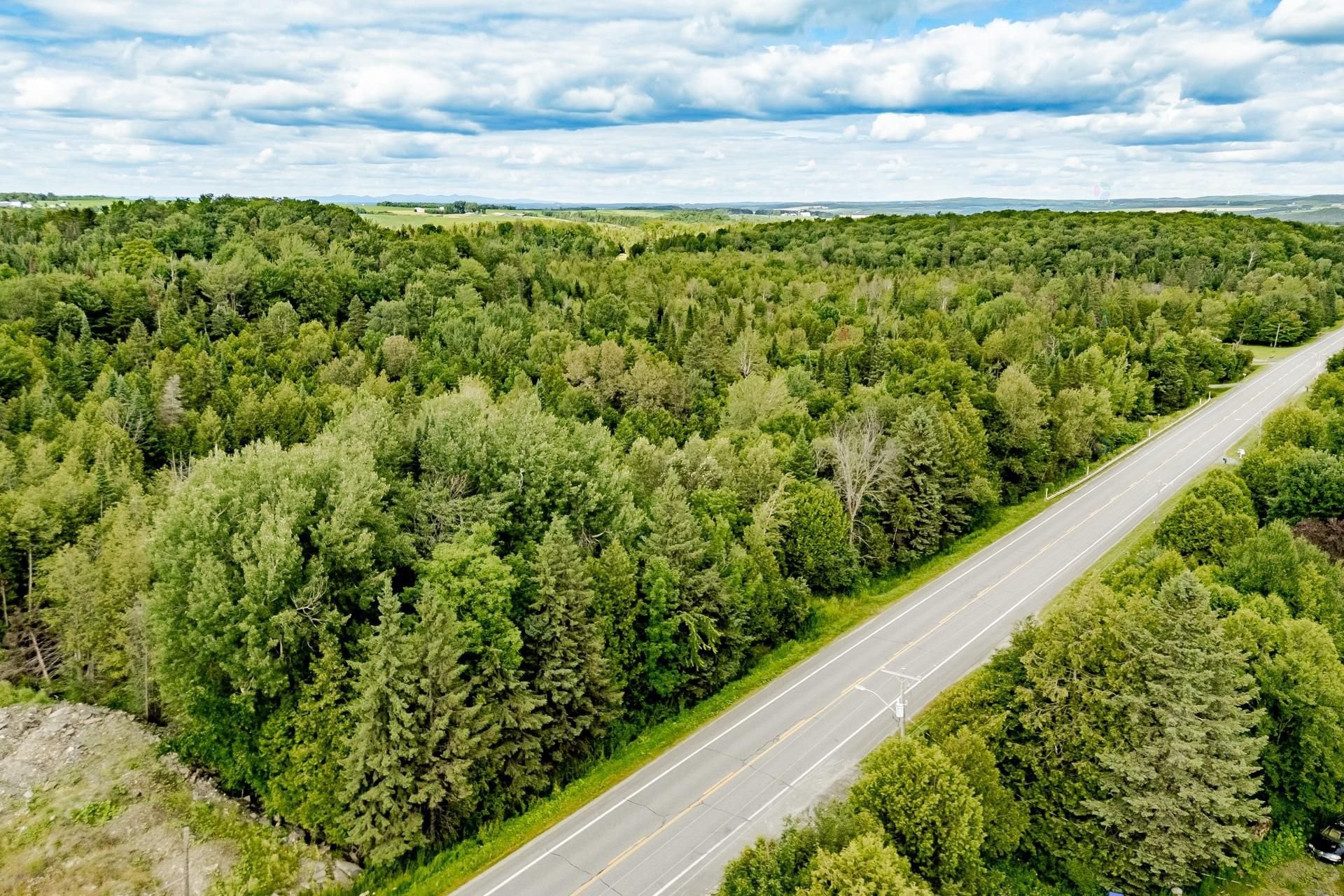 Photo aérienne - Route 141, Coaticook, QC