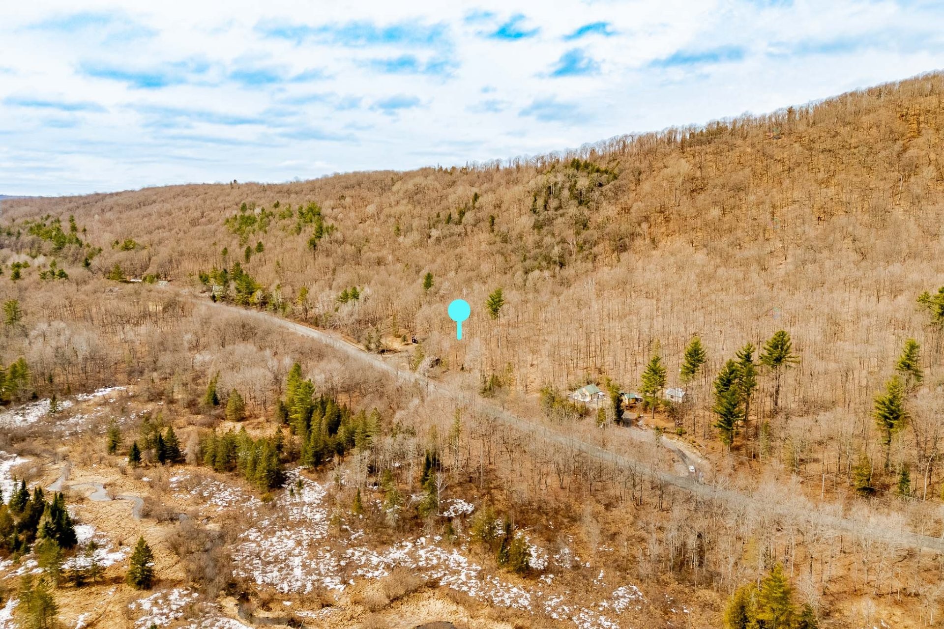 Photo aérienne - 1250 Ch. Vallières, Stanstead - Canton, QC