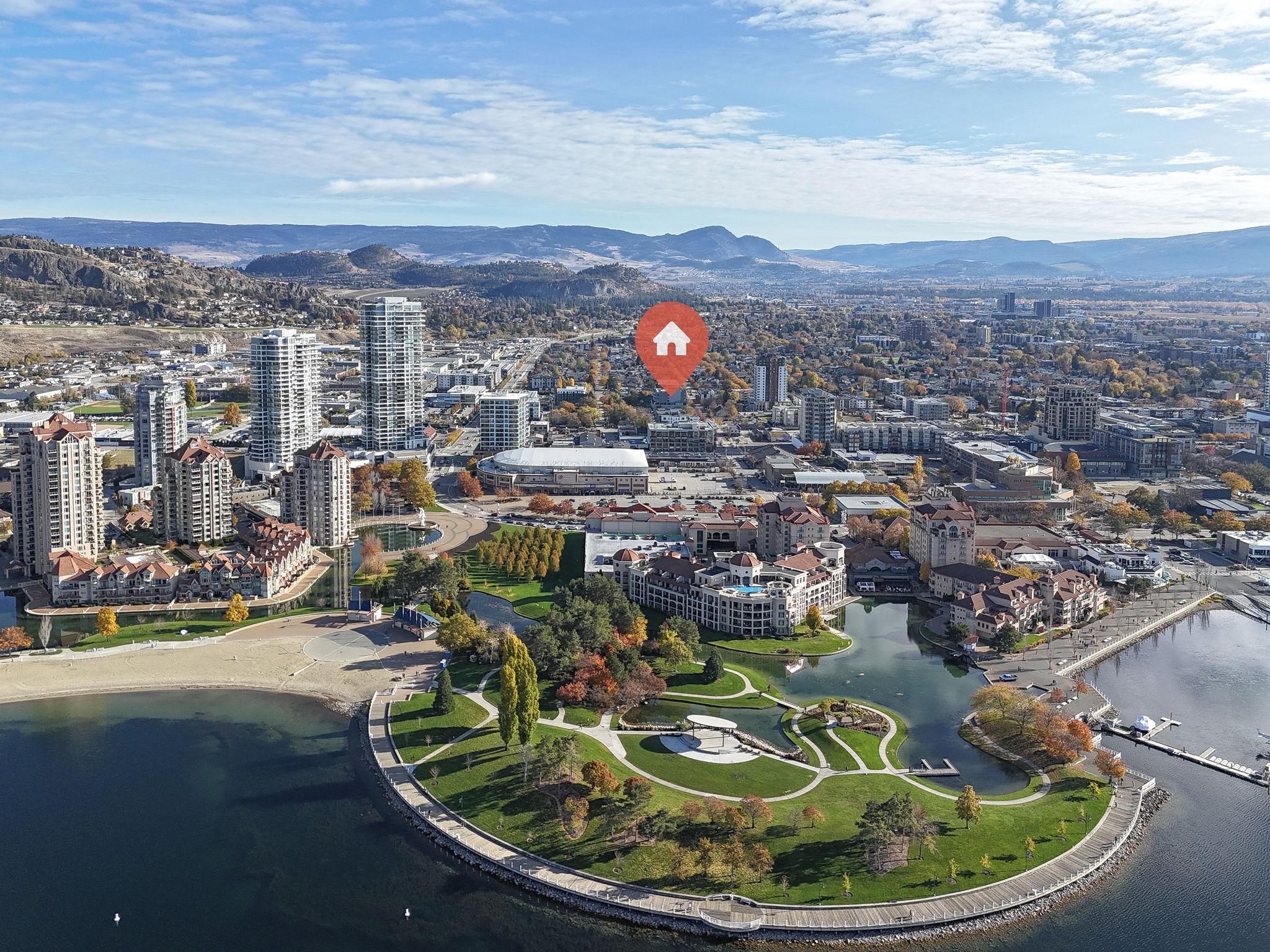 311-660 Cawston Avenue, Kelowna, BC - Outdoor With View