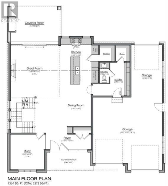 Floor Plan - Main - 856 White Pine Street, London North (North S), ON - Other
