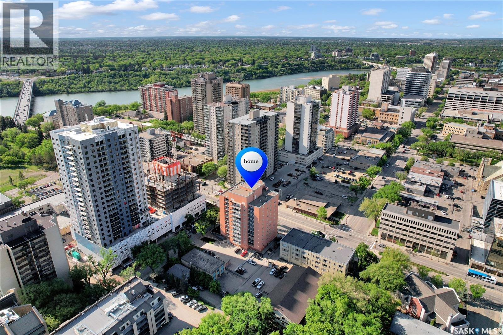 902 405 5Th Avenue, Saskatoon, SK - Outdoor With View