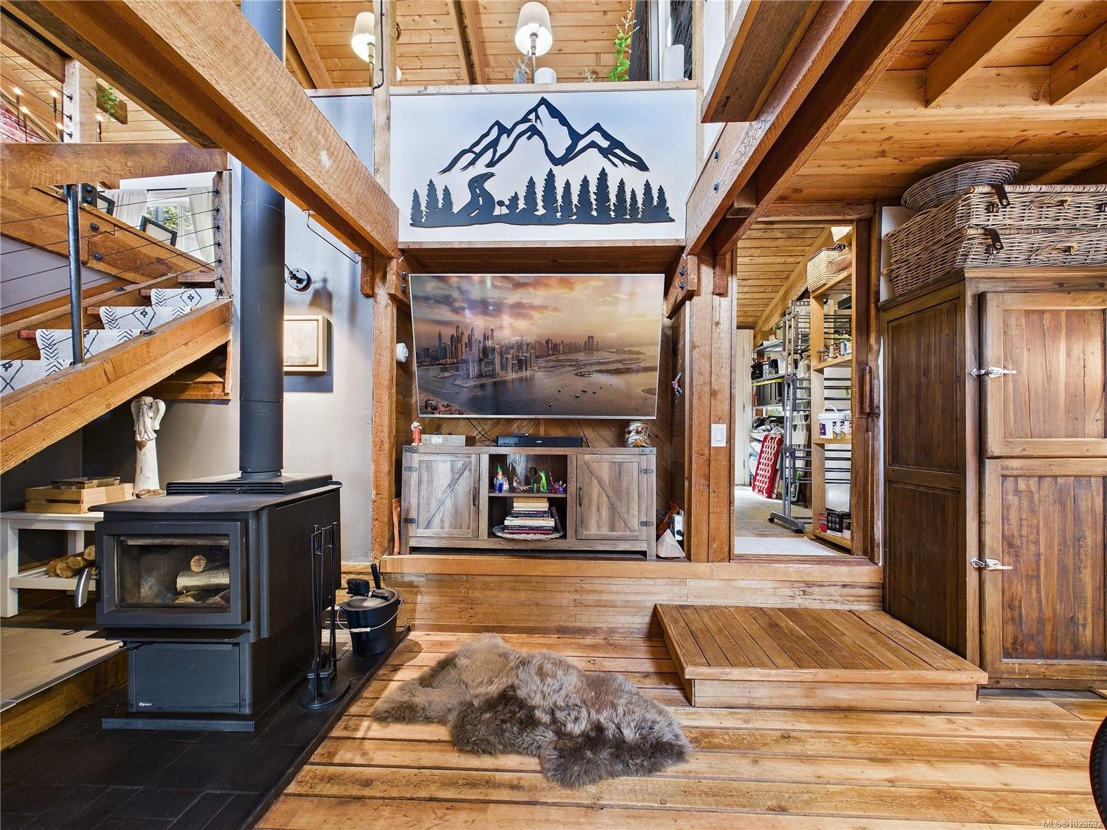 182 Devine Dr, Salt Spring, BC - Indoor Photo Showing Other Room With Fireplace