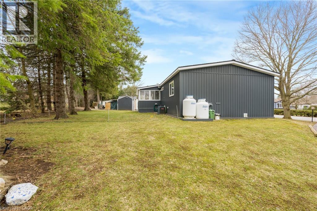 View of grassy yard - 157 Maple Crescent, Hamilton, ON - Outdoor
