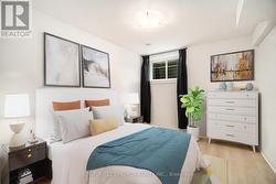 Bedroom has been virtually staged. -