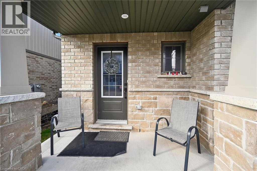 Entrance to property featuring stone siding - 80 Severino Circle, Smithville, ON - Outdoor With Exterior
