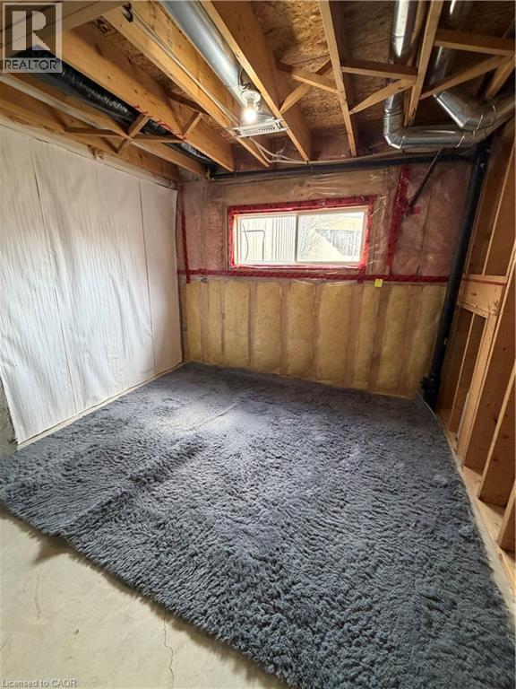 View of basement - 45 Brookfield Crescent, Kitchener, ON - Indoor Photo Showing Basement