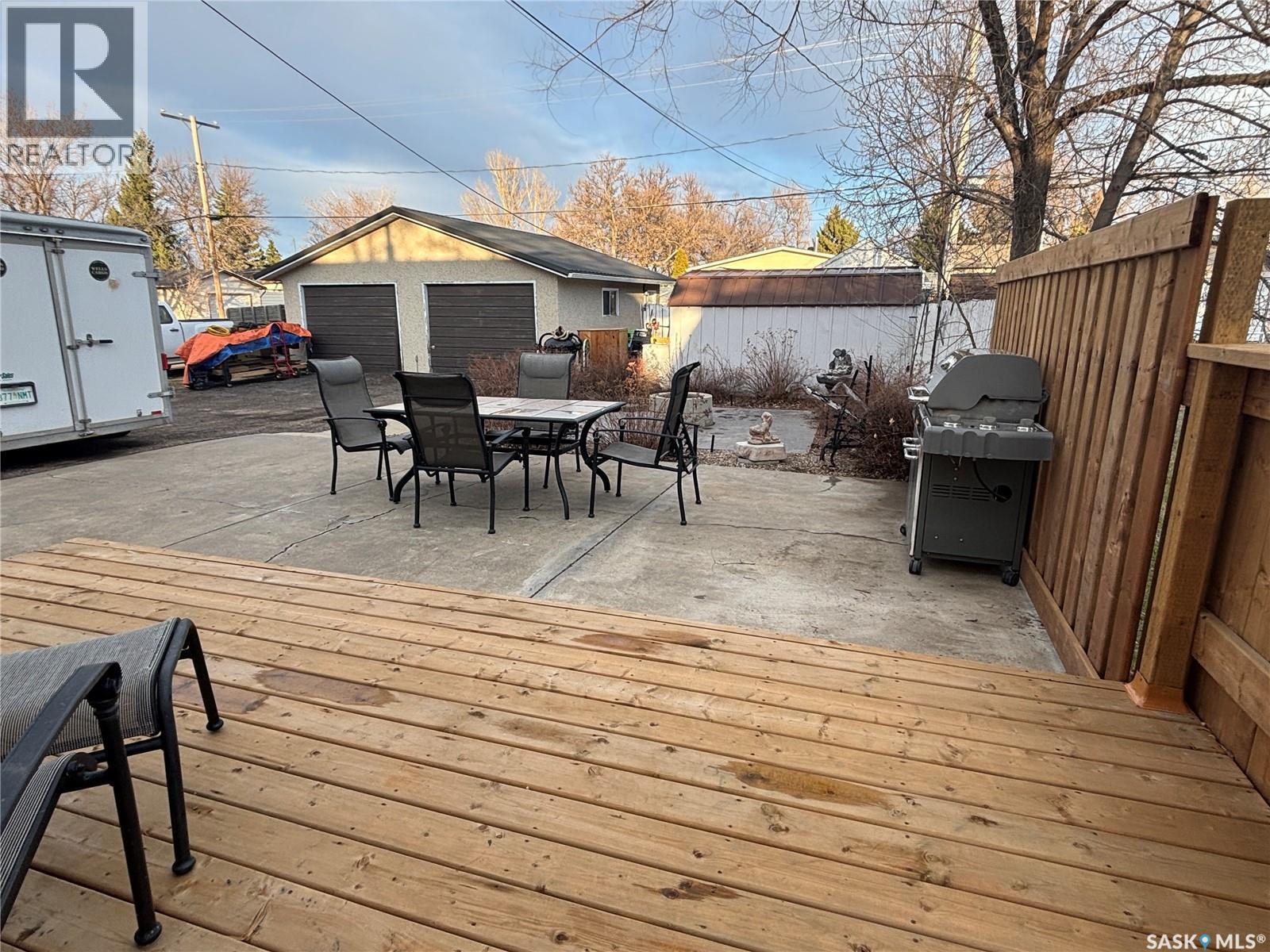 202 Herbert Street, Maple Creek, SK - Outdoor With Deck Patio Veranda With Exterior