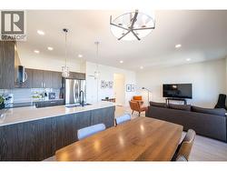 Open concept kitchen/living and dining area -