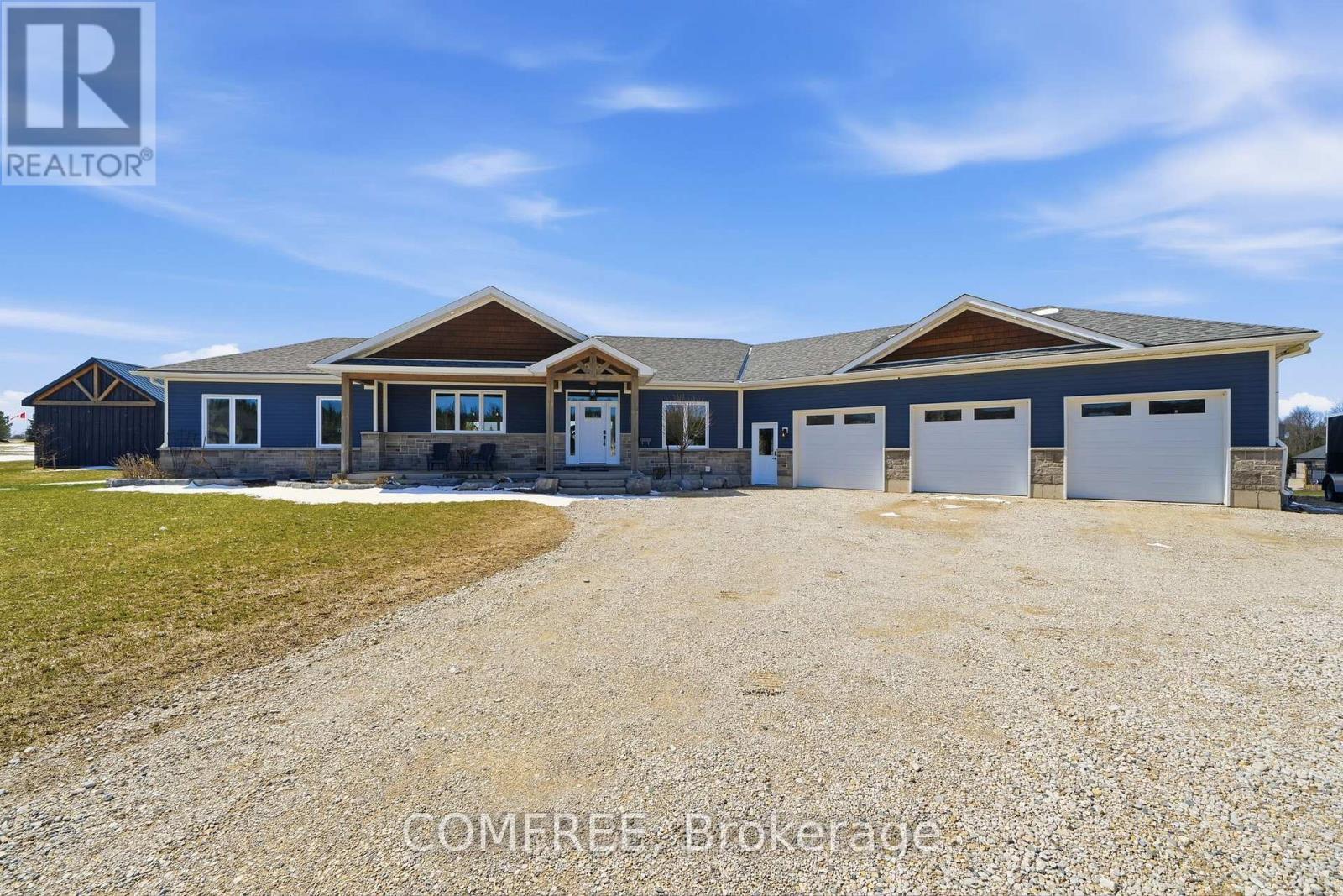 153 Marshall Heights Road, West Grey, ON - Outdoor With Deck Patio Veranda With Facade