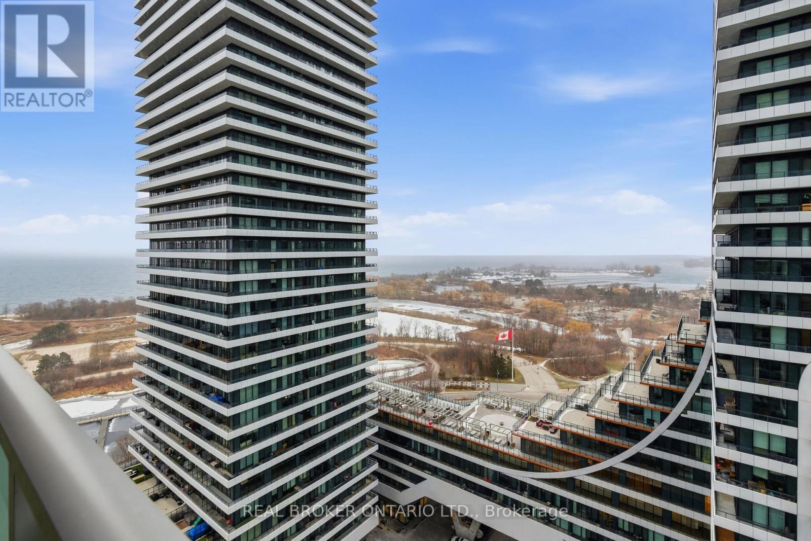 Balcony View - 1801 - 33 Shore Breeze Drive, Toronto, ON - Outdoor With Balcony With Facade