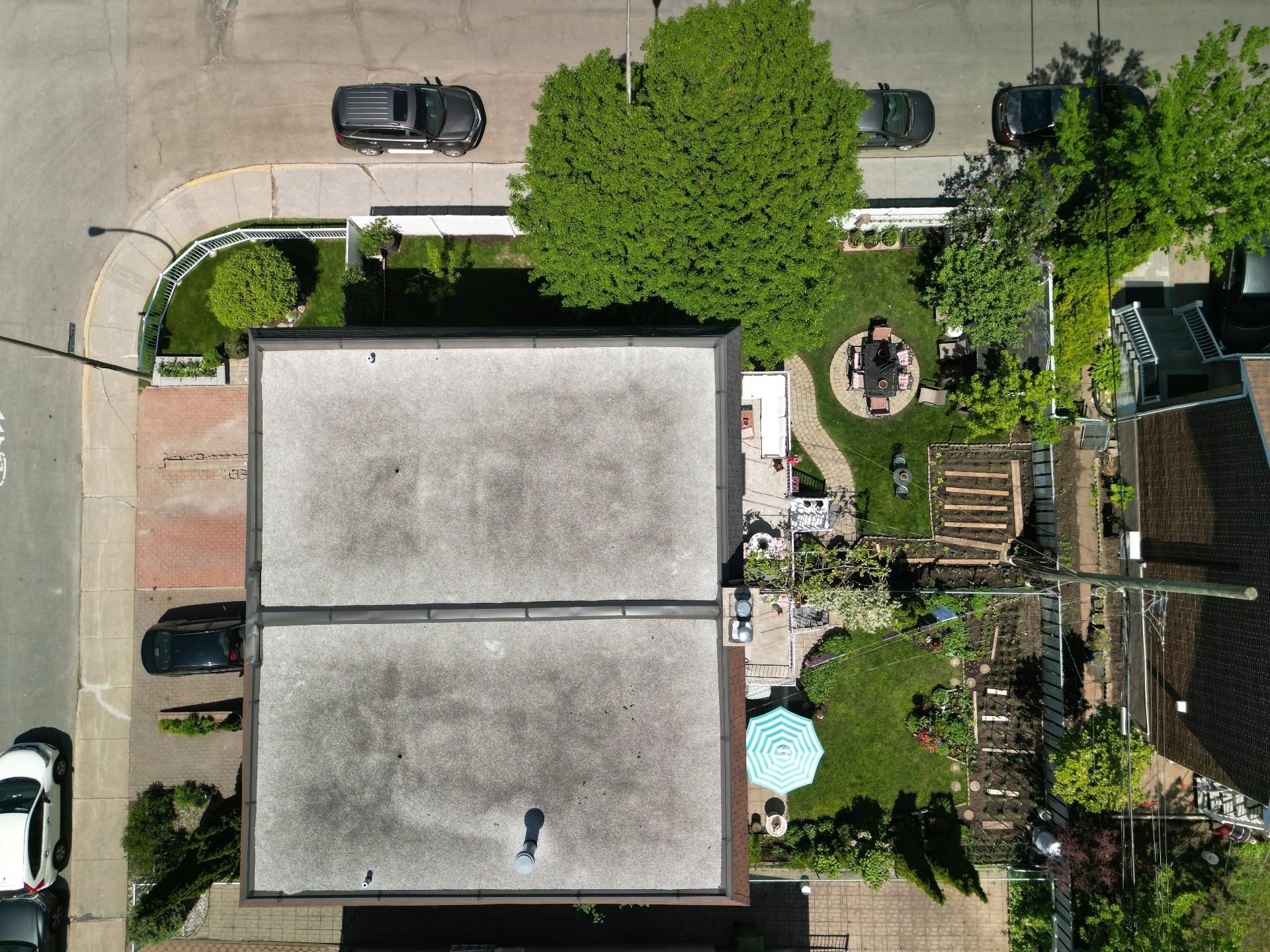 Aerial View - 6790 Rue St-Zotique E., Montréal (Mercier/Hochelaga-Maisonneuve), QC -