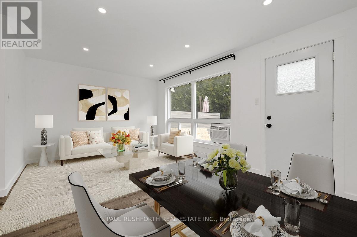 Virtually Staged-Living Room/Dining Room - 23 Pixley Private, Ottawa, ON - Indoor Photo Showing Living Room