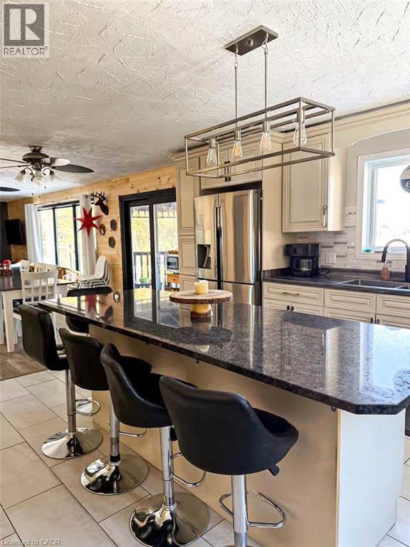 84 Cedar Lane, Joly, ON - Indoor Photo Showing Kitchen With Double Sink