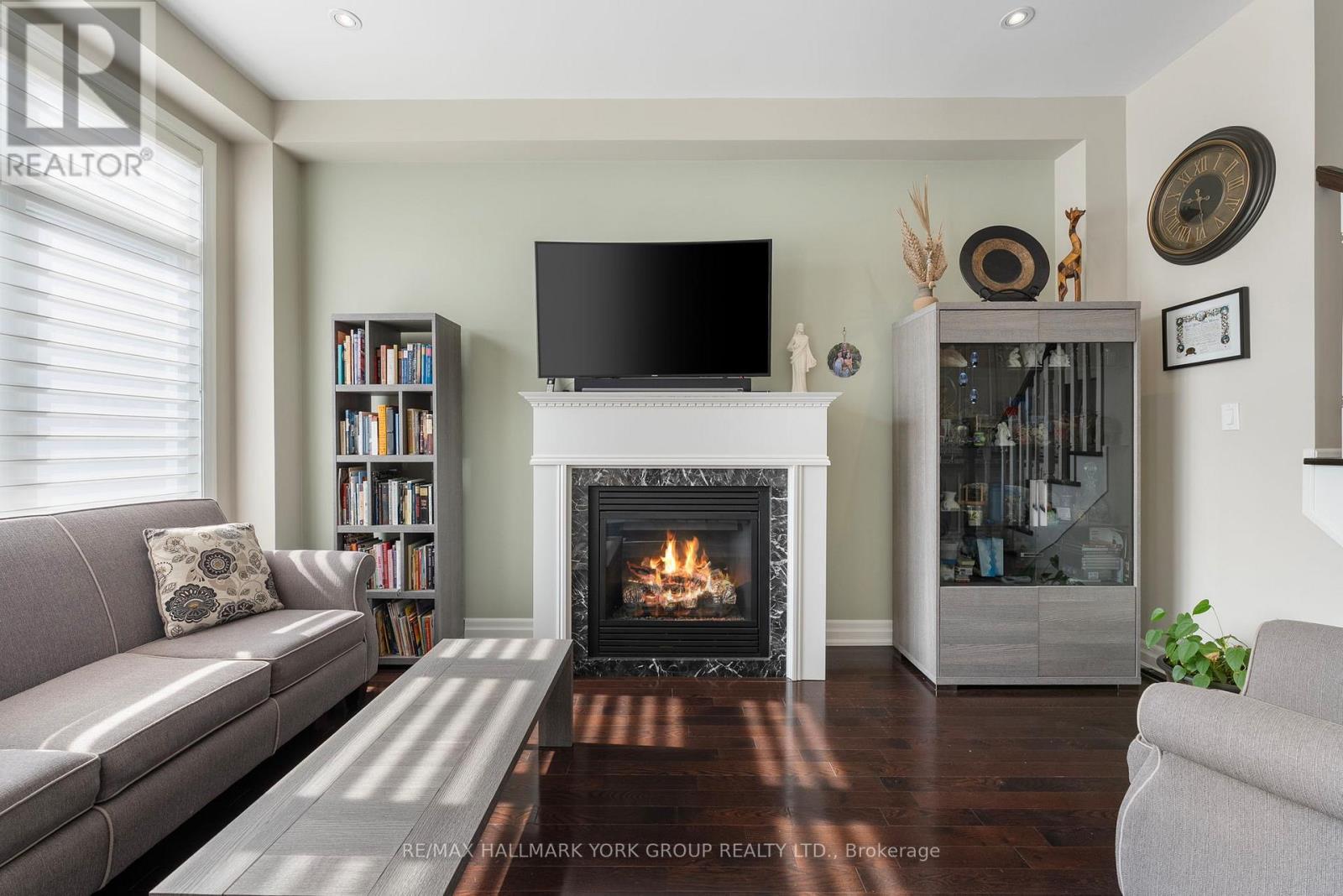 45 Robert Berry Crescent, King, ON - Indoor Photo Showing Living Room With Fireplace