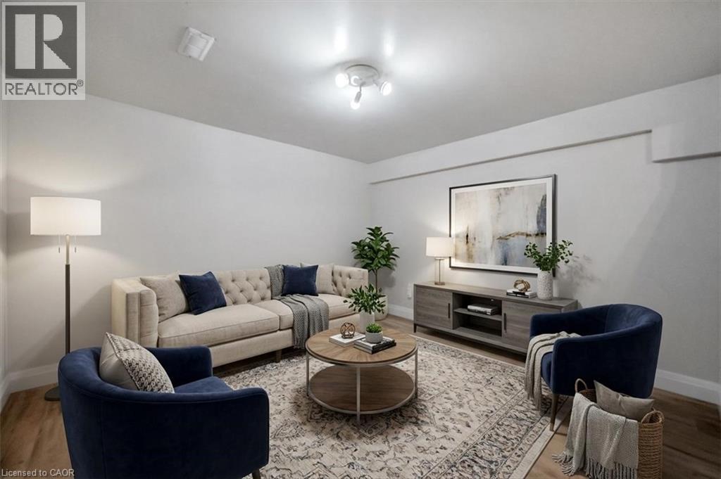 Recreation Room - Virtually Staged - 252 The Country Way, Kitchener, ON - Indoor Photo Showing Living Room