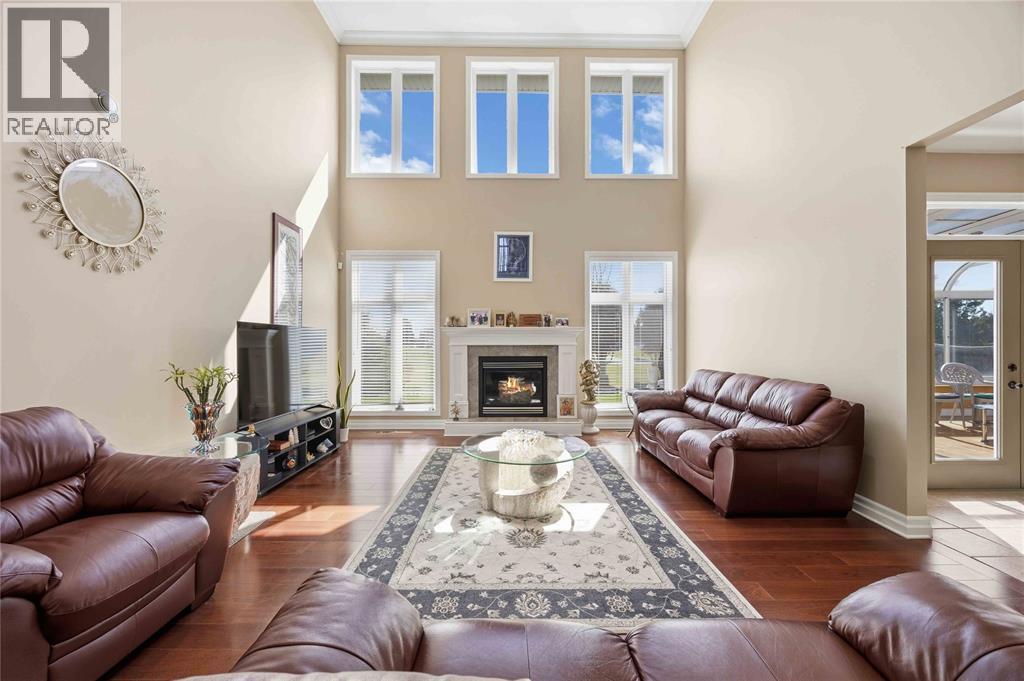 111 Bridlepath Trail, Sarnia, ON - Indoor Photo Showing Living Room With Fireplace