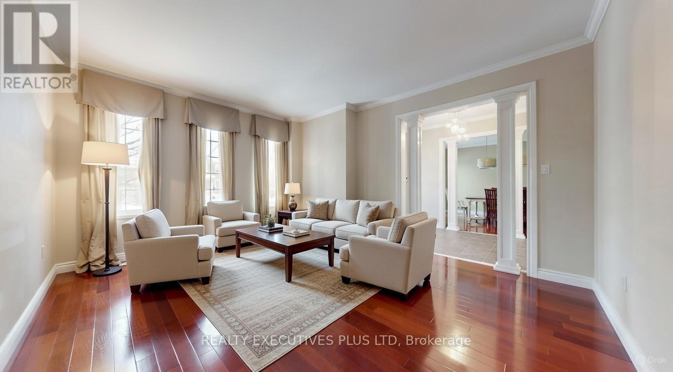 Formal Elegant Living Room - 46 Williamson Drive W, Ajax, ON - Indoor Photo Showing Living Room