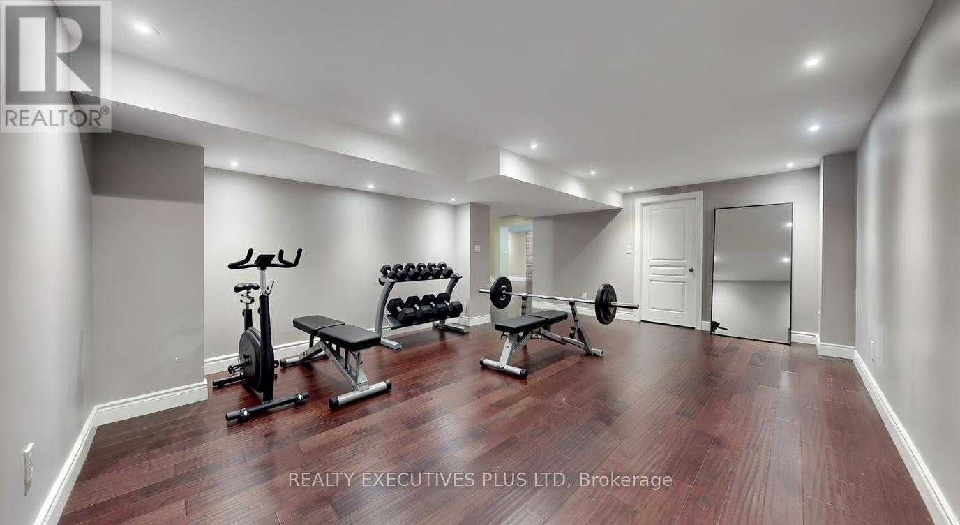 Basement Exercise Room - Potential Bedroom - 46 Williamson Drive W, Ajax, ON - Indoor Photo Showing Gym Room