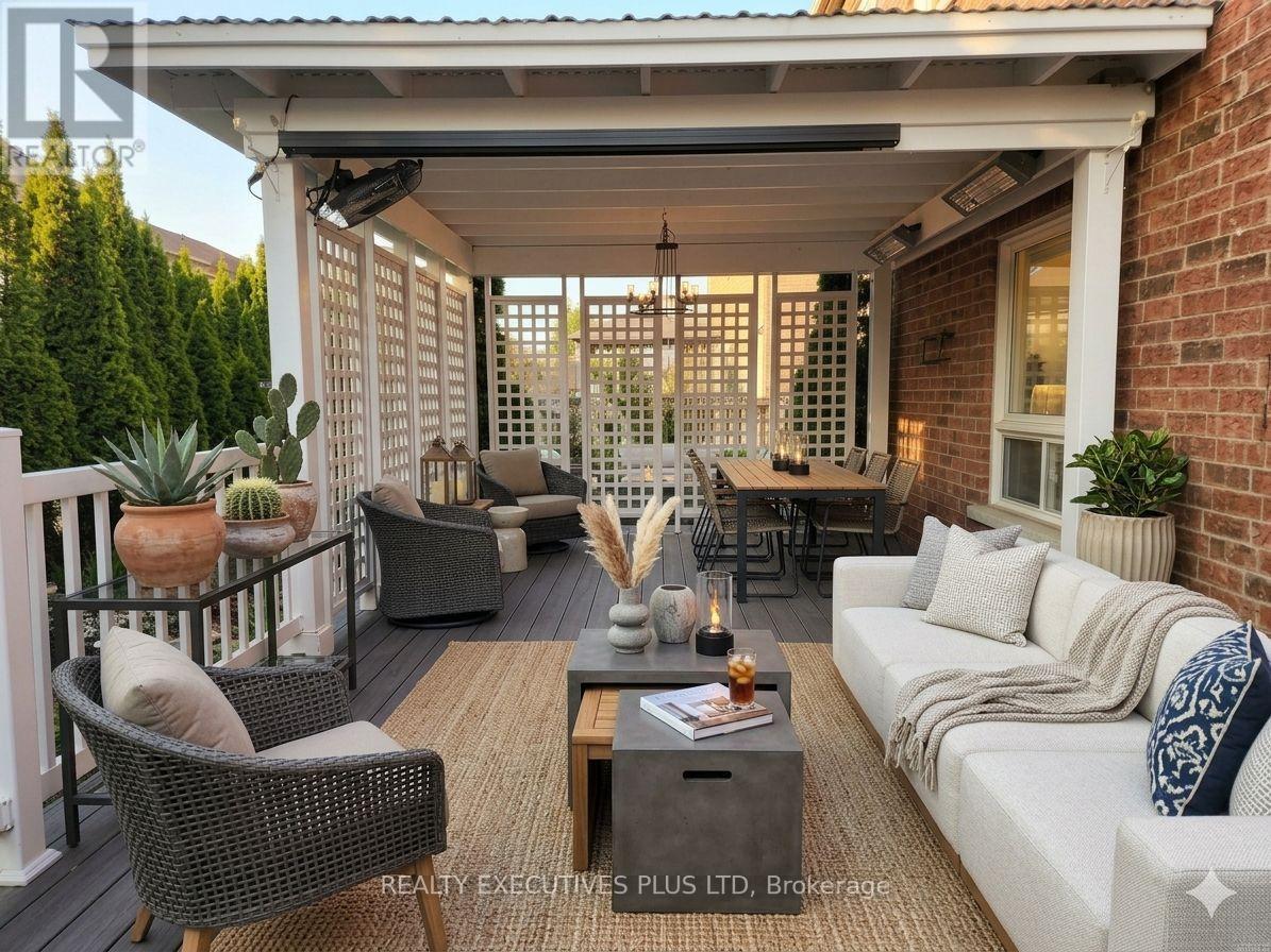 Virtually Staged - 46 Williamson Drive W, Ajax, ON - Outdoor With Deck Patio Veranda With Exterior