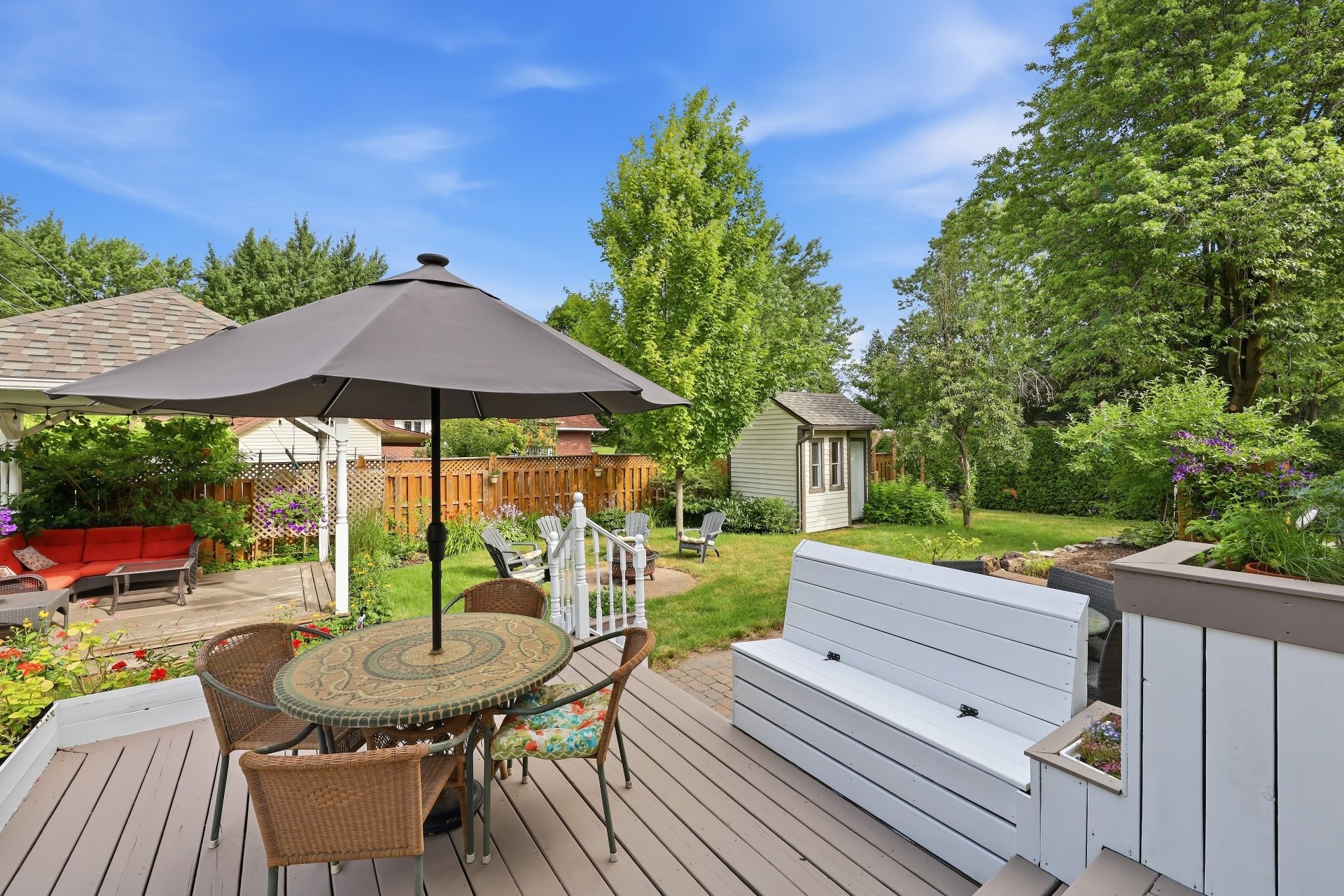 Vue d'ensemble - 880 Rue Gagnon, Saint-Hyacinthe, QC - Outdoor With Deck Patio Veranda