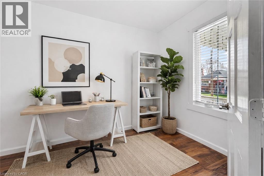 VIRTUALLY STAGED - 183 Paling Avenue, Hamilton, ON - Indoor Photo Showing Office
