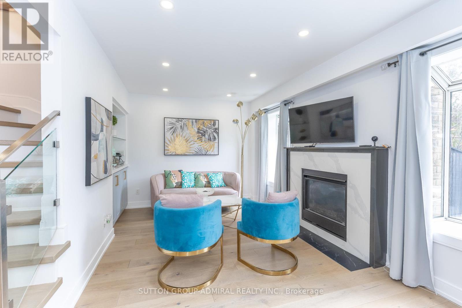 37 Spring Gate Boulevard, Vaughan, ON - Indoor Photo Showing Other Room With Fireplace