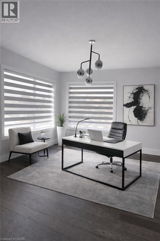 Partial Virtual Stage (2nd floor) - 685 Meadowsweet Avenue, Waterloo, ON - Indoor Photo Showing Living Room