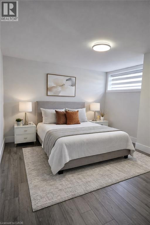 Partial Virtual Stage (Basement) - 685 Meadowsweet Avenue, Waterloo, ON - Indoor Photo Showing Bedroom