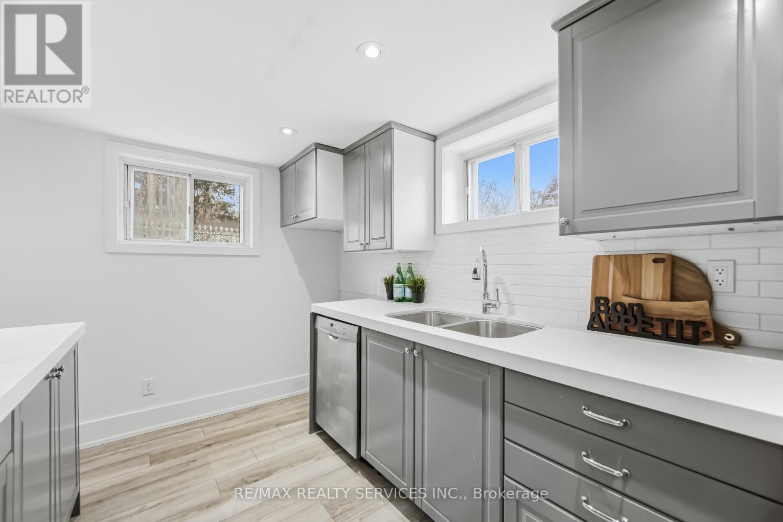 6 Bonnyview Drive, Toronto, ON - Indoor Photo Showing Kitchen With Double Sink
